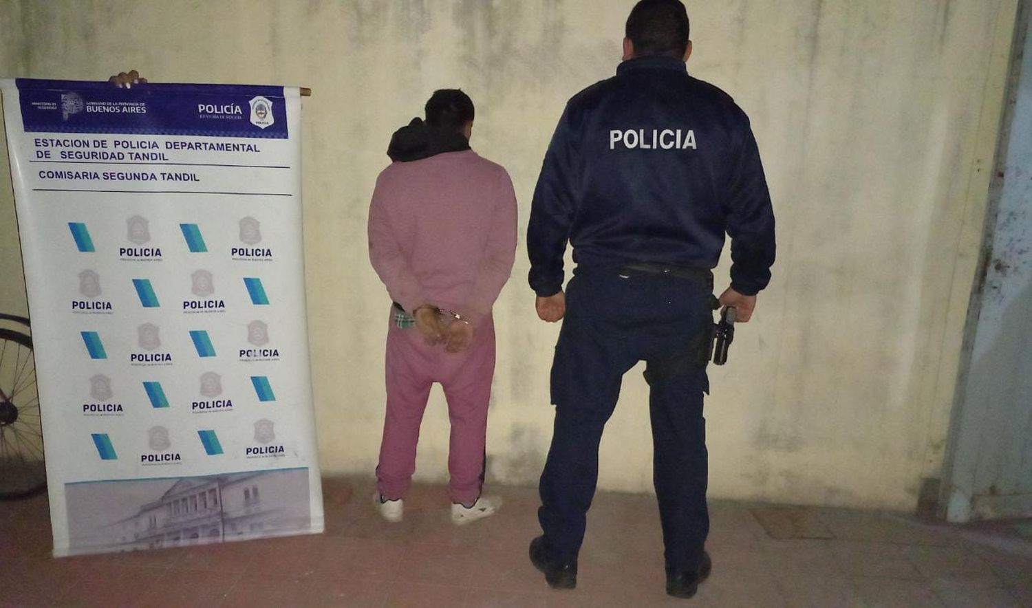 Aprehendieron a dos sujetos que robaron en una obra en construcción
