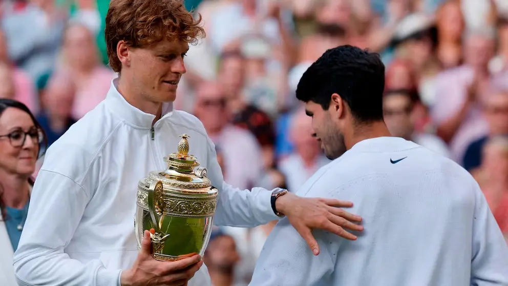 Jannik Sinner fue quien se consagró campeón de Wimbledon (REUTERS/Stephanie Lecocq)