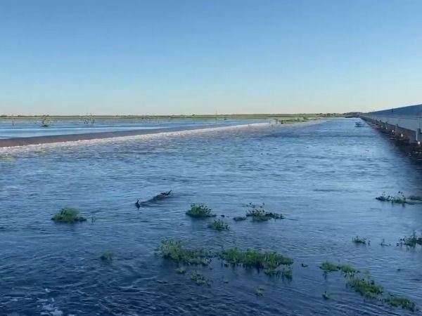 La obra hidrovial de la RP N° 28 permite “el aprovechamiento” de las aguas del Bañado La Estrella