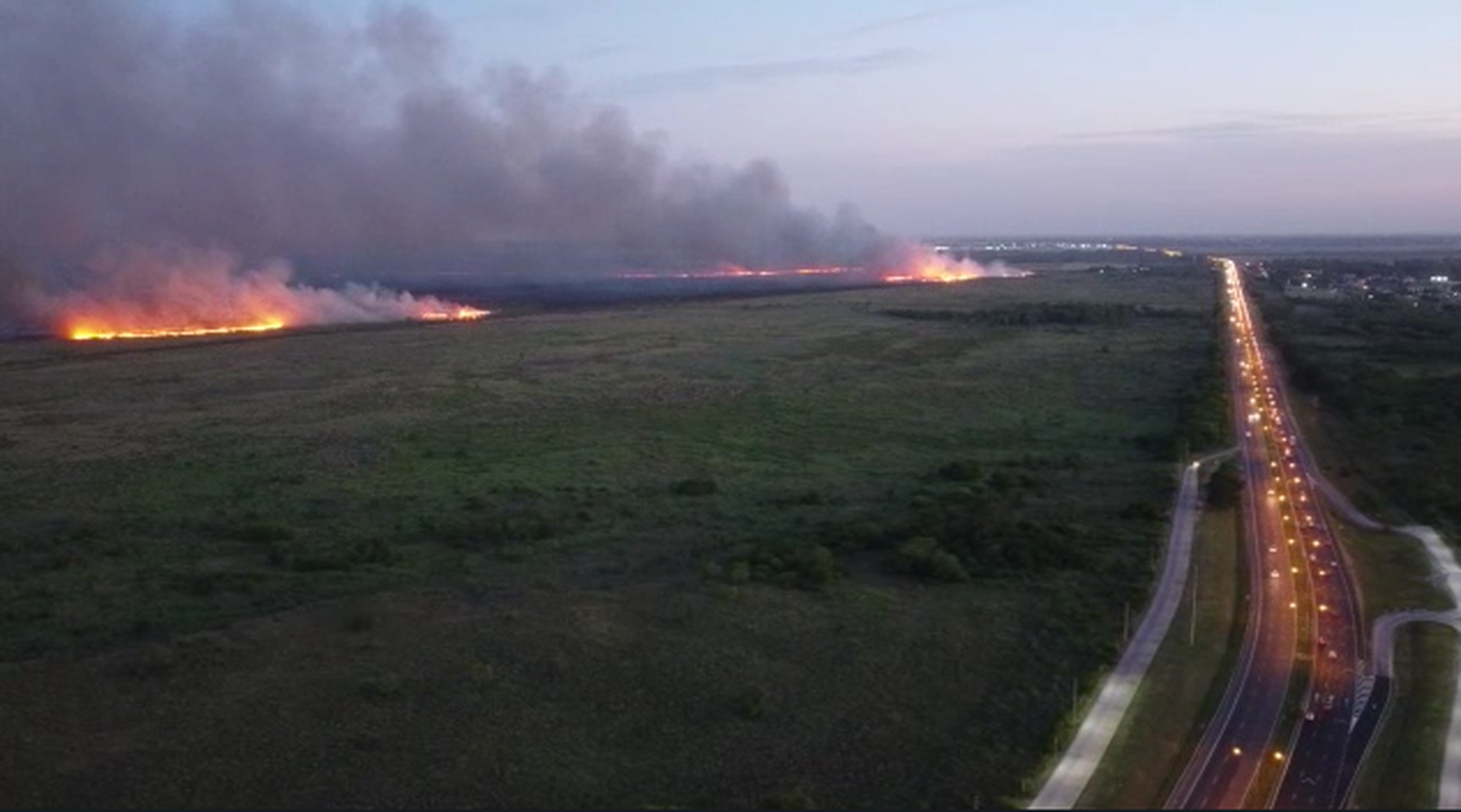 Video: Incendio en el parque nacional Ciervo de los Pantanos