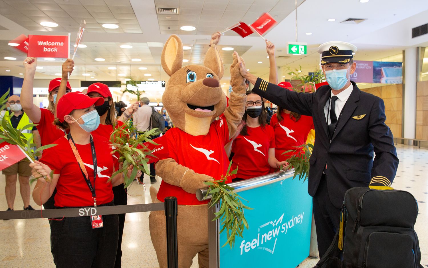 After almost two years, Australia welcomed the first flight with foreign tourists