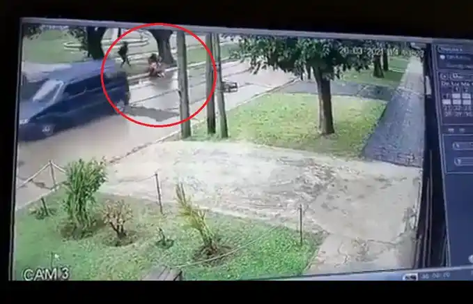 Impactante video: El dramático momento en que intentaron secuestrar a dos chicas en Quilmes