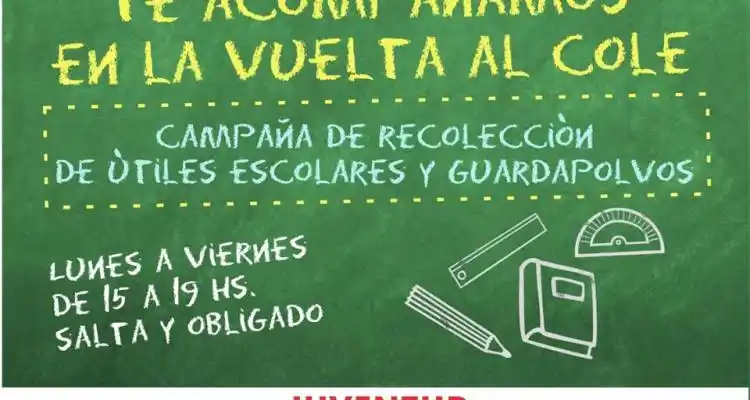 Juventud Radical inicia campaña solidaria