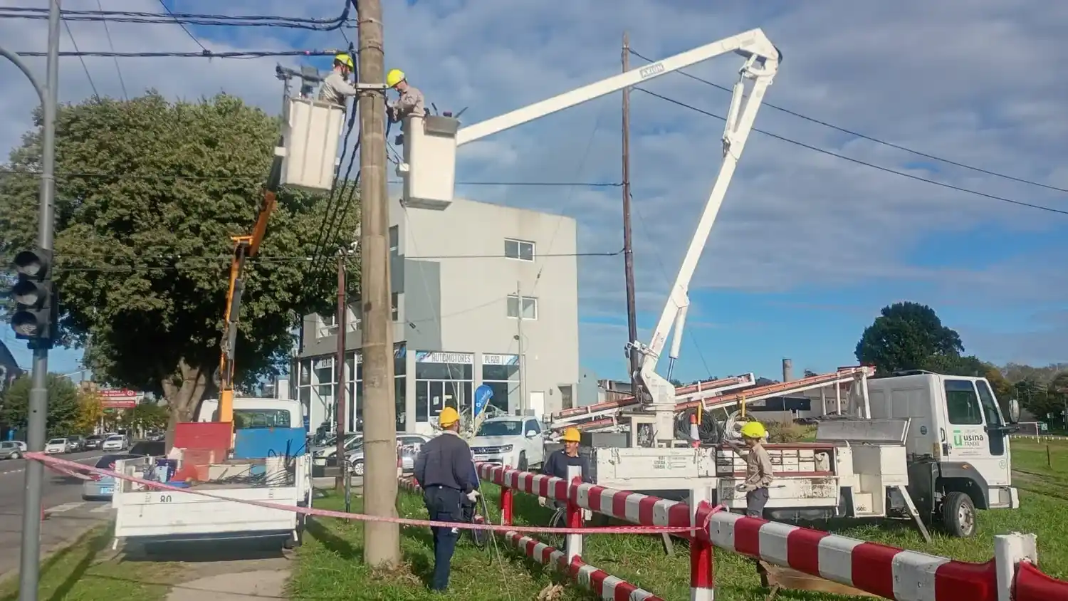 La Usina puso en marcha un nuevo centro de transformación en Del Valle y Alem.