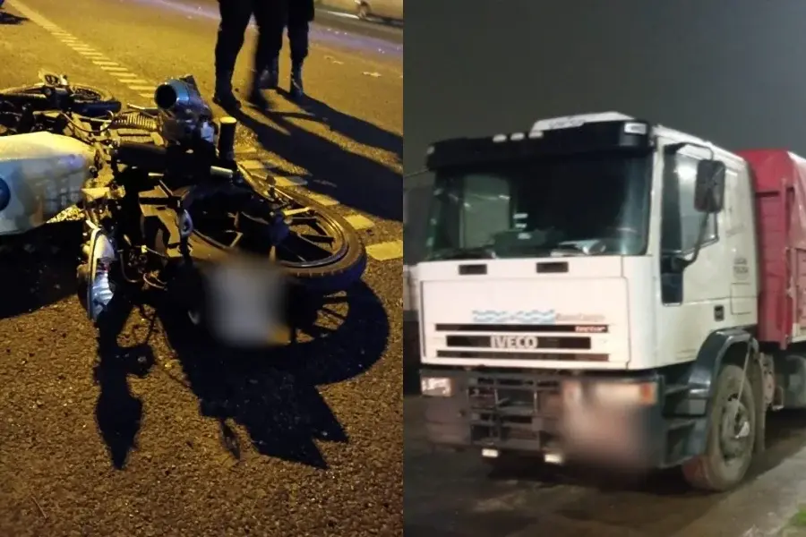 Dos motociclistas heridos tras un choque con un camión en avenida Circunvalación