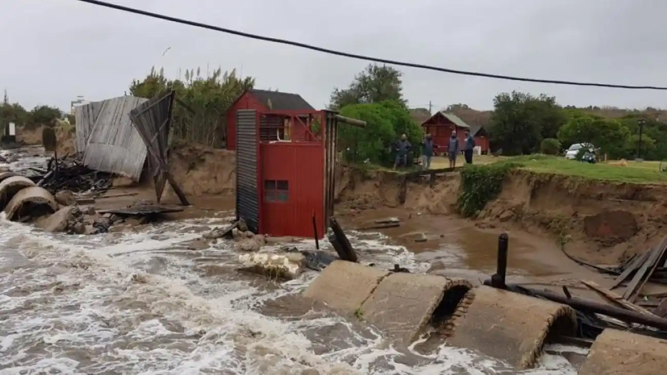 Sudestada en La Costa: El Gobierno nacional se puso a disposición para la reconstrucción de las zonas afectadas