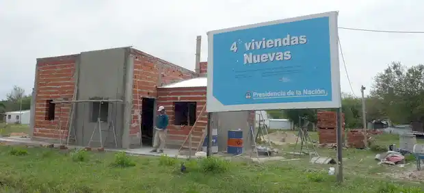 Llego el tercer desembolso para obra de cuatro viviendas
