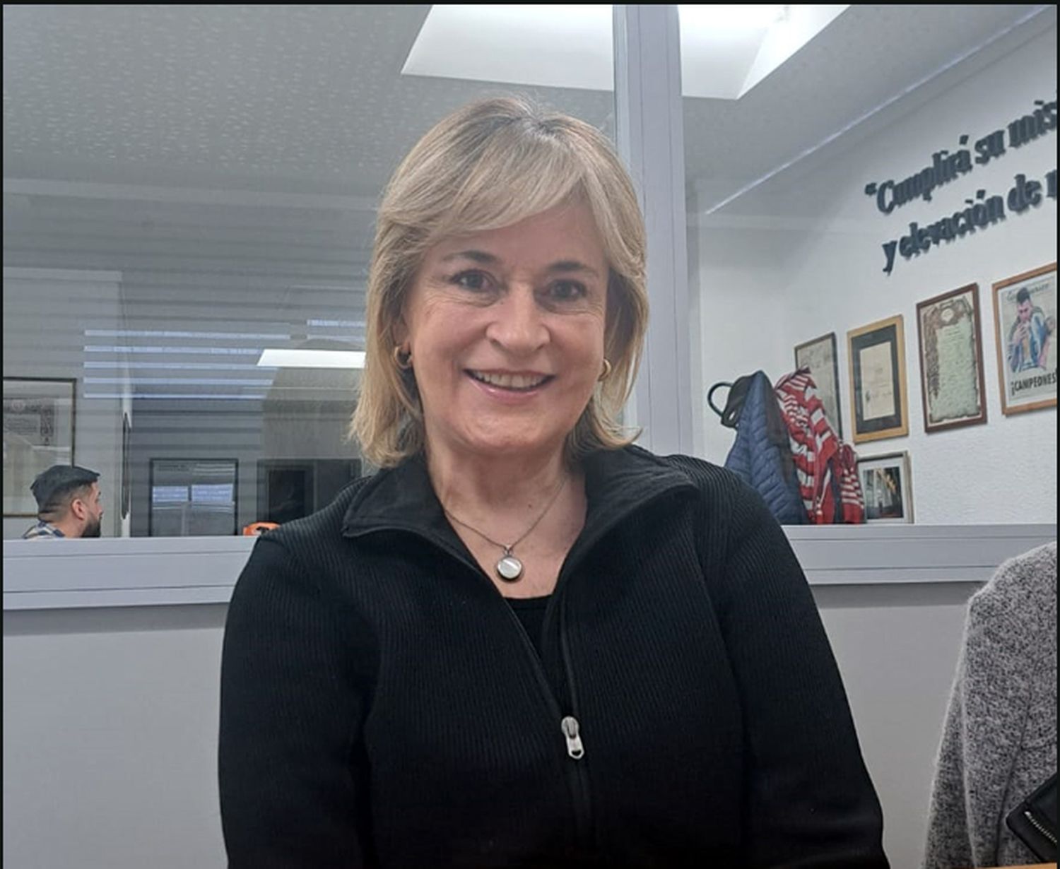 Visita. 50 años después, la Princesa del Trabajo visitó Ecos Diarios
