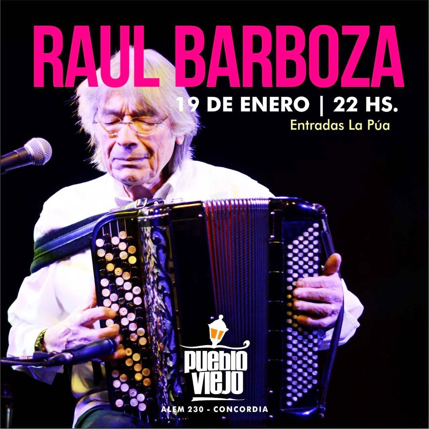 Raúl Barboza en Concordia 