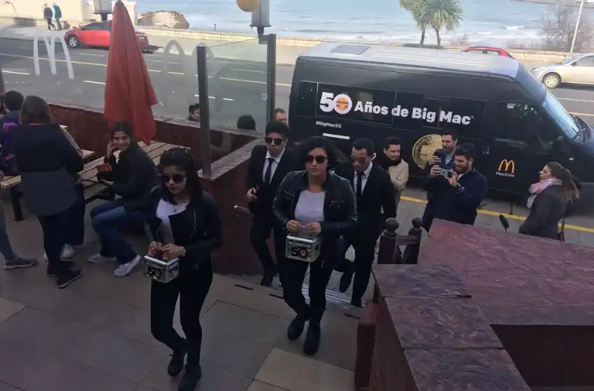 Las MacCoins llegaron a Mar del Plata por los 50 años del Big Mac