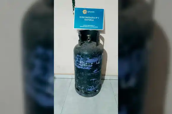 Tras una rápida actuación recuperaron una garrafa robada en el norte de Rafaela