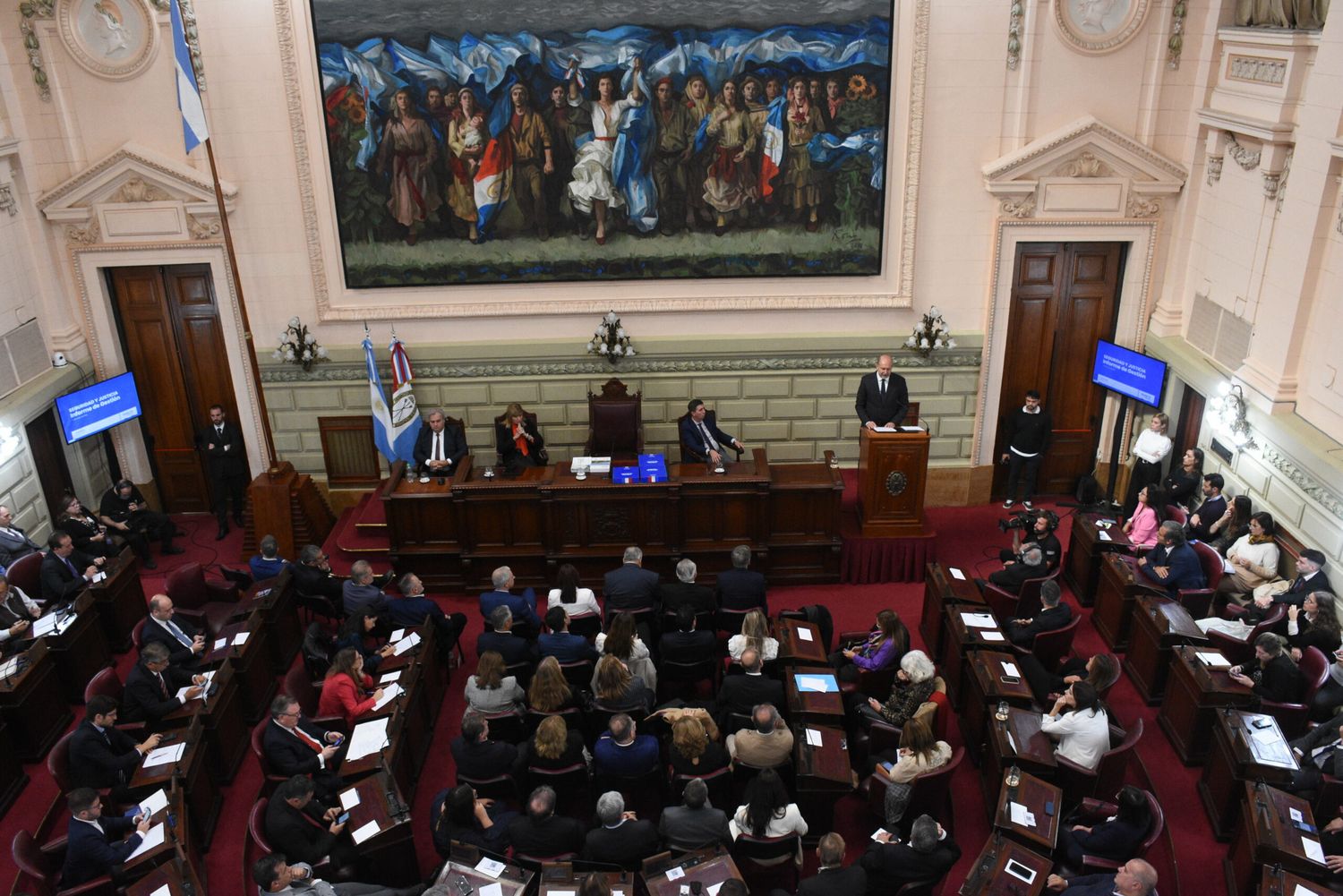 Omar Perotti brindó el tradicional discurso de apertura de sesiones ordinarias en la Legislatura