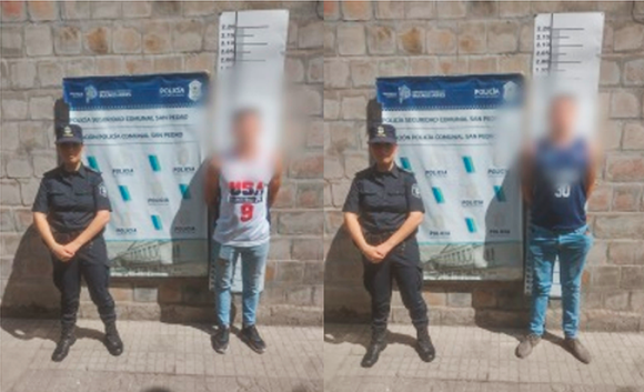 Dos aprehendidos tras golpear a un joven para robarle el celular