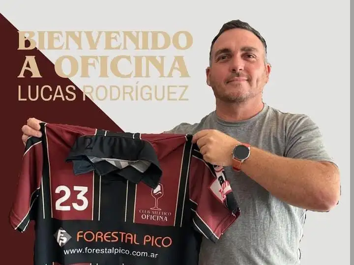 Lucas Rodríguez, el primer DT de Oficina para la URD.