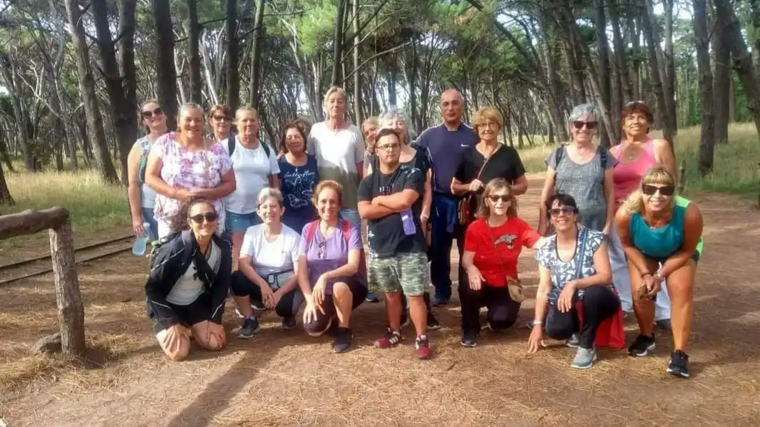 Caminata. En el parque, es una de las actividades ofrecidas