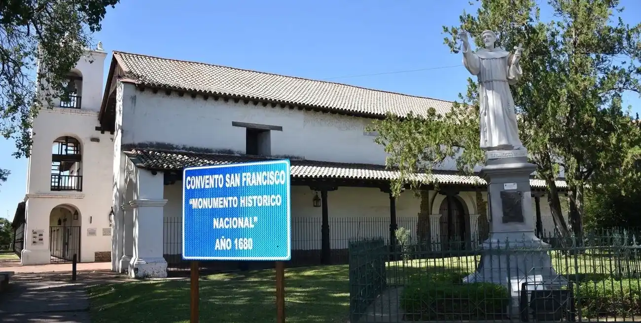 El convento es una joya cultural y religiosa de Santa Fe. Credito: Archivo Flavio Raina