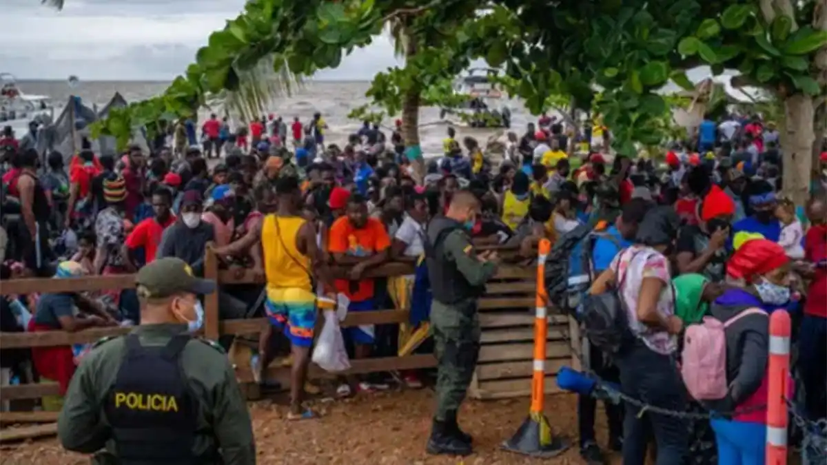 MIGRACIÓN COLOMBIA SE DEFIENDE: sí han atendido a los migrantes en Necoclí