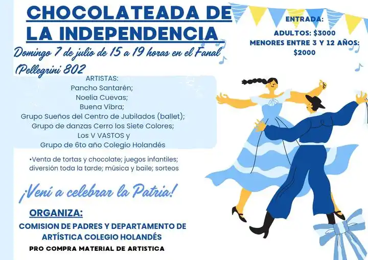 Chocolateada de la Independencia en El Fanal