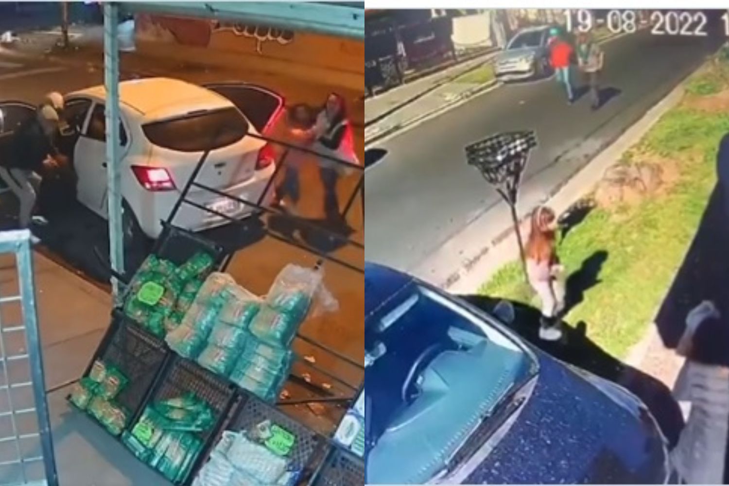 En La Matanza no hubo feliz día para los niños: Impactantes videos de dos robos con menores como víctimas
