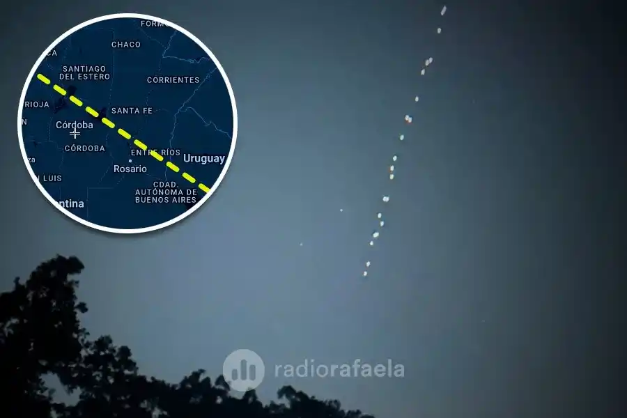 Este martes volverán a pasar satélites Starlink por arriba de Rafaela: ¿a qué hora y cómo verlos?