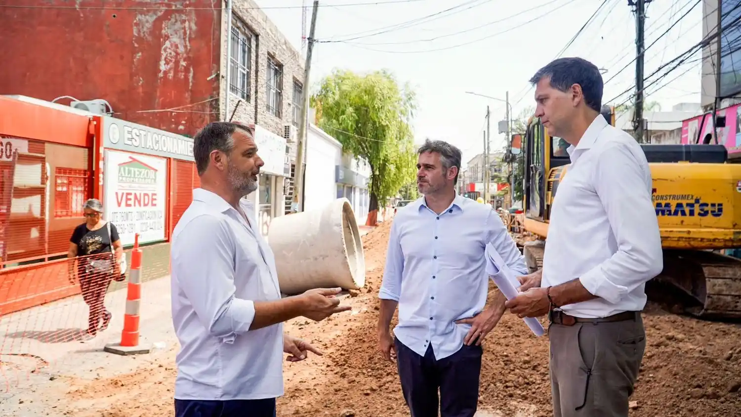 Avanza la obra hidráulica de Pilar centro