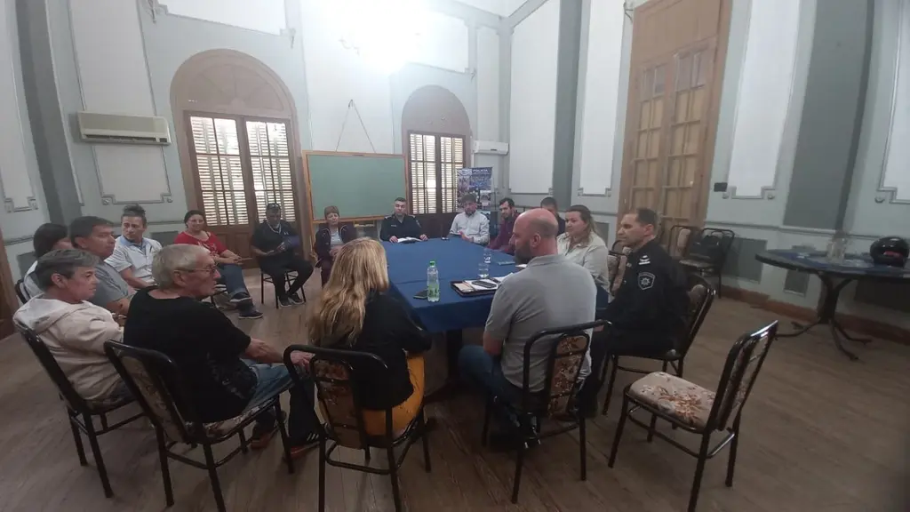 El encuentro tuvo lugar en la Unidad Regional V de Policía