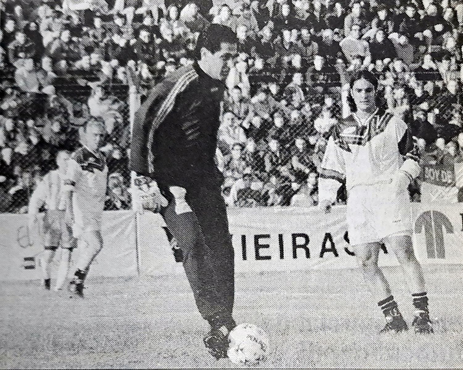 Fillol y Bochini jugando juntos en Necochea