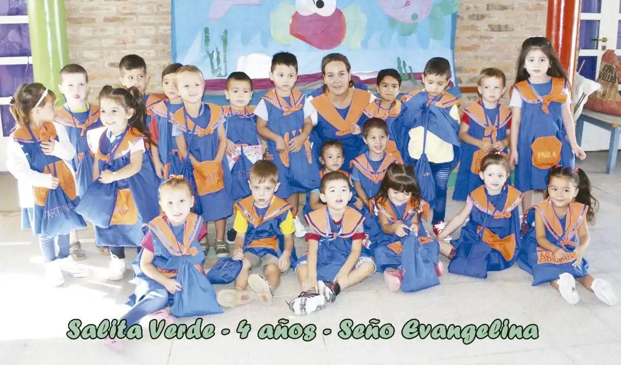 Una de las salitas de jardín, volvió con alegría al inicio de clases