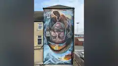 Un increíble mural de un tandilense dejó desconcertada a una ciudad en Inglaterra