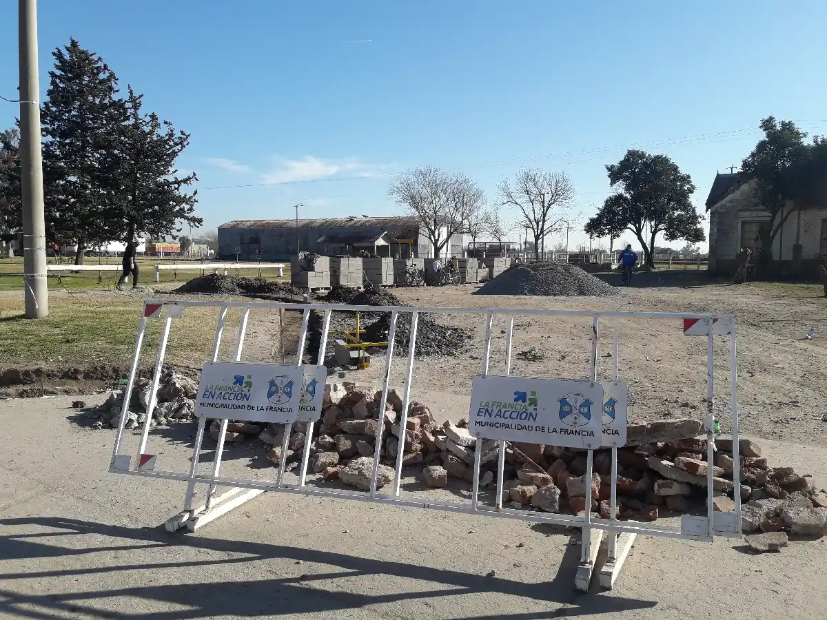 La Francia: la puesta en valor del predio del ferrocarril ya está en marcha 