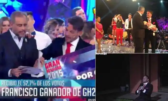 Francisco Delgado se convirtió en el gran ganador de GH 2015