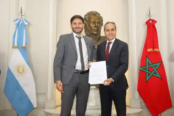Pullaro recibió en Santa Fe al embajador de Marruecos