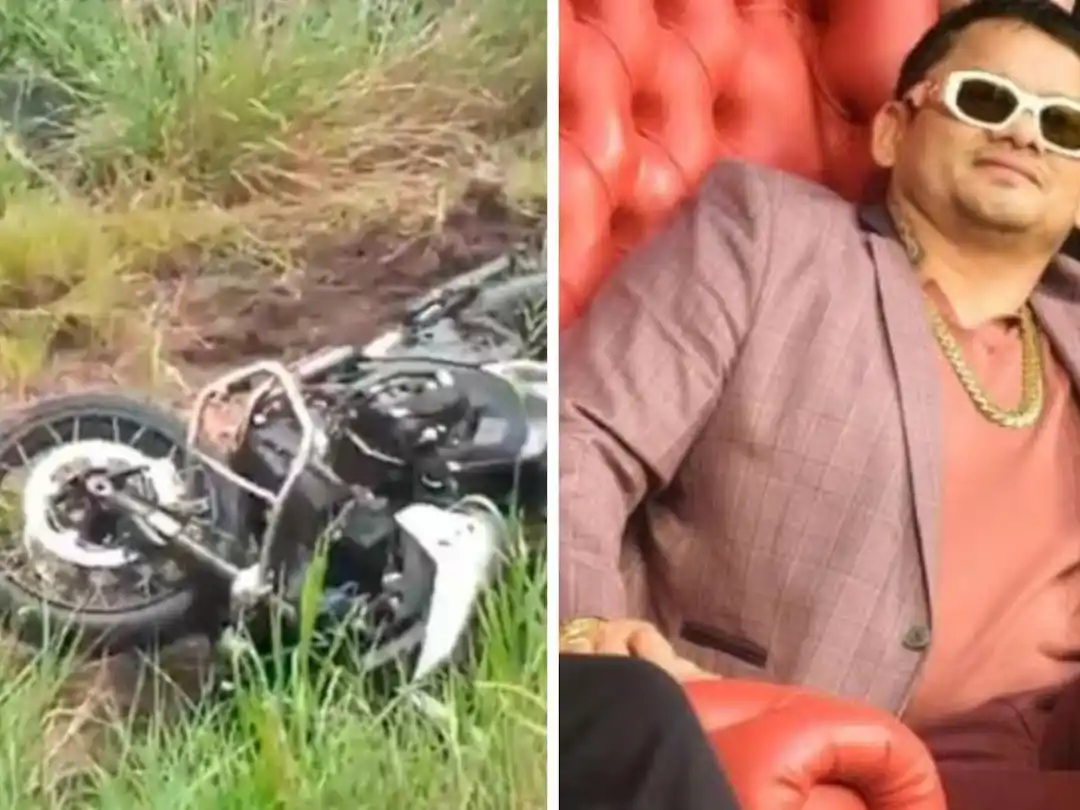 El Chino tuvo un accidente en moto en la Ruta 11.