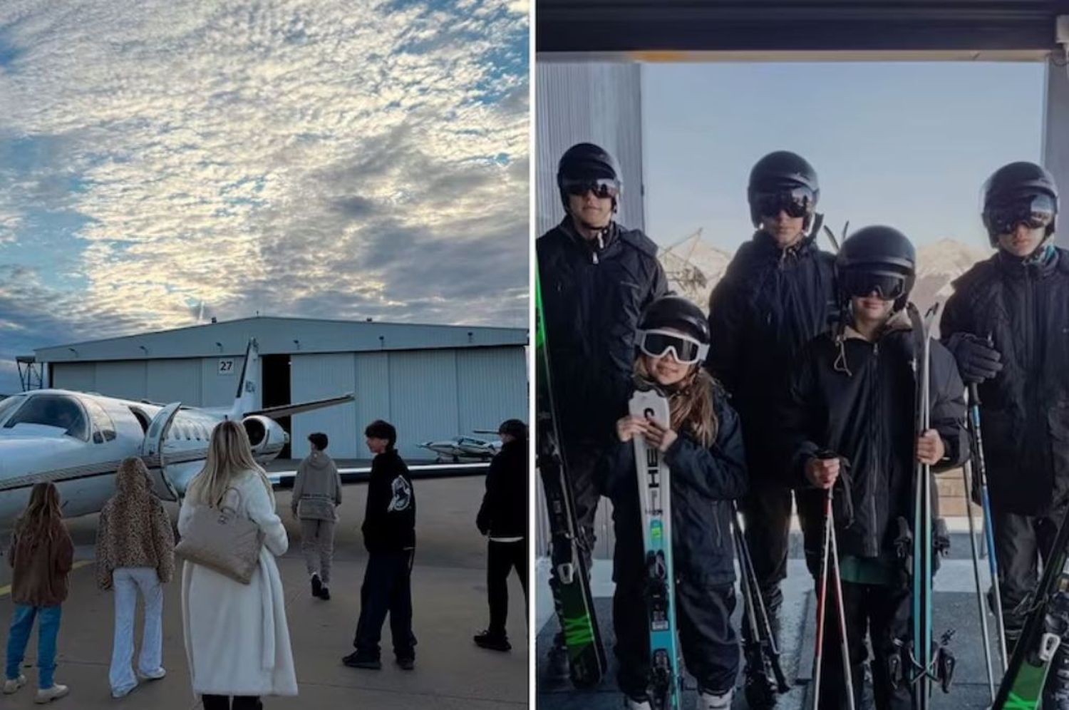 Vacaciones en la Patagonia: Wanda Nara viajó junto a sus cinco hijos