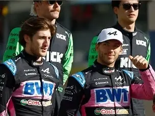 Gasly y Doohan , los pilotos titulares de Alpine.
