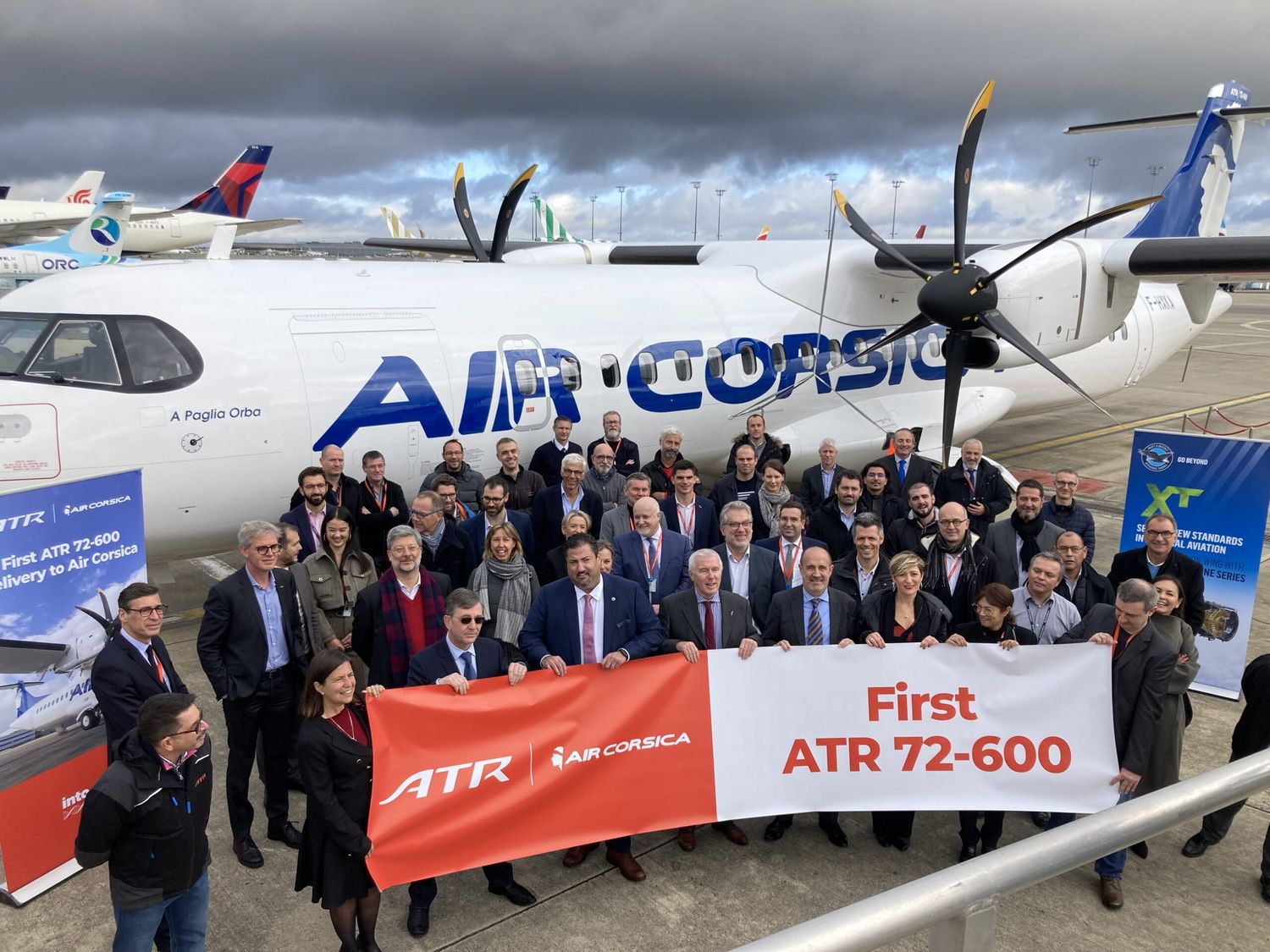 ATR entrega a Air Corsica el primer turbohélice con nuevos motores Pratt & Whitney