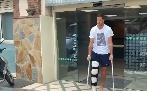 Del Potro dejó la clínica tras la operación para dar paso a un momento trascendental de su carrera