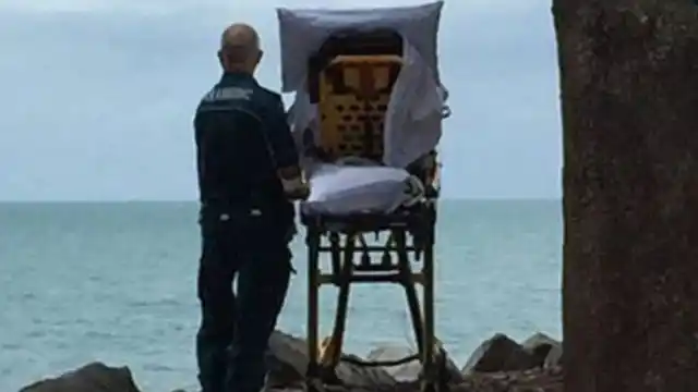 La ambulancia que cumple el último deseo: llevó a una mujer a ver el mar por última vez