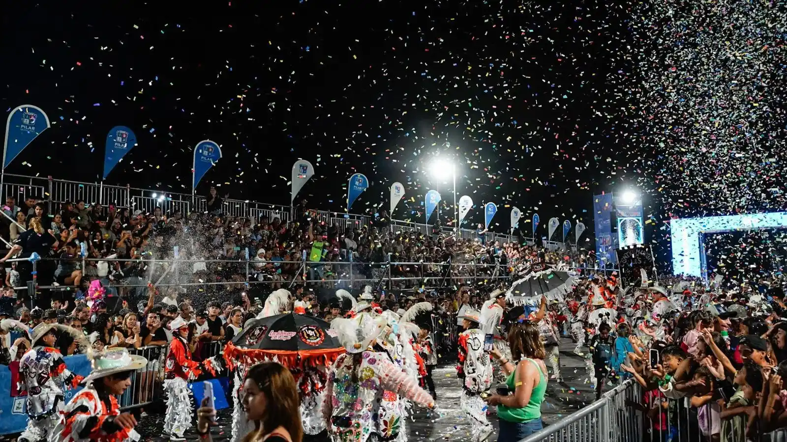 Unas 50 mil personas disfrutaron de las jornadas de Carnaval en Pilar