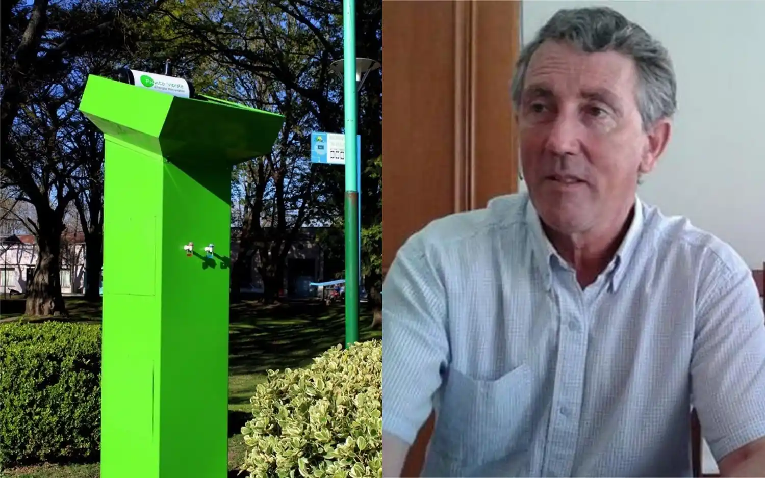 La ingeniosa iniciativa ecologista del Intendente de Pila: "Este municipio apoya esta realidad" 