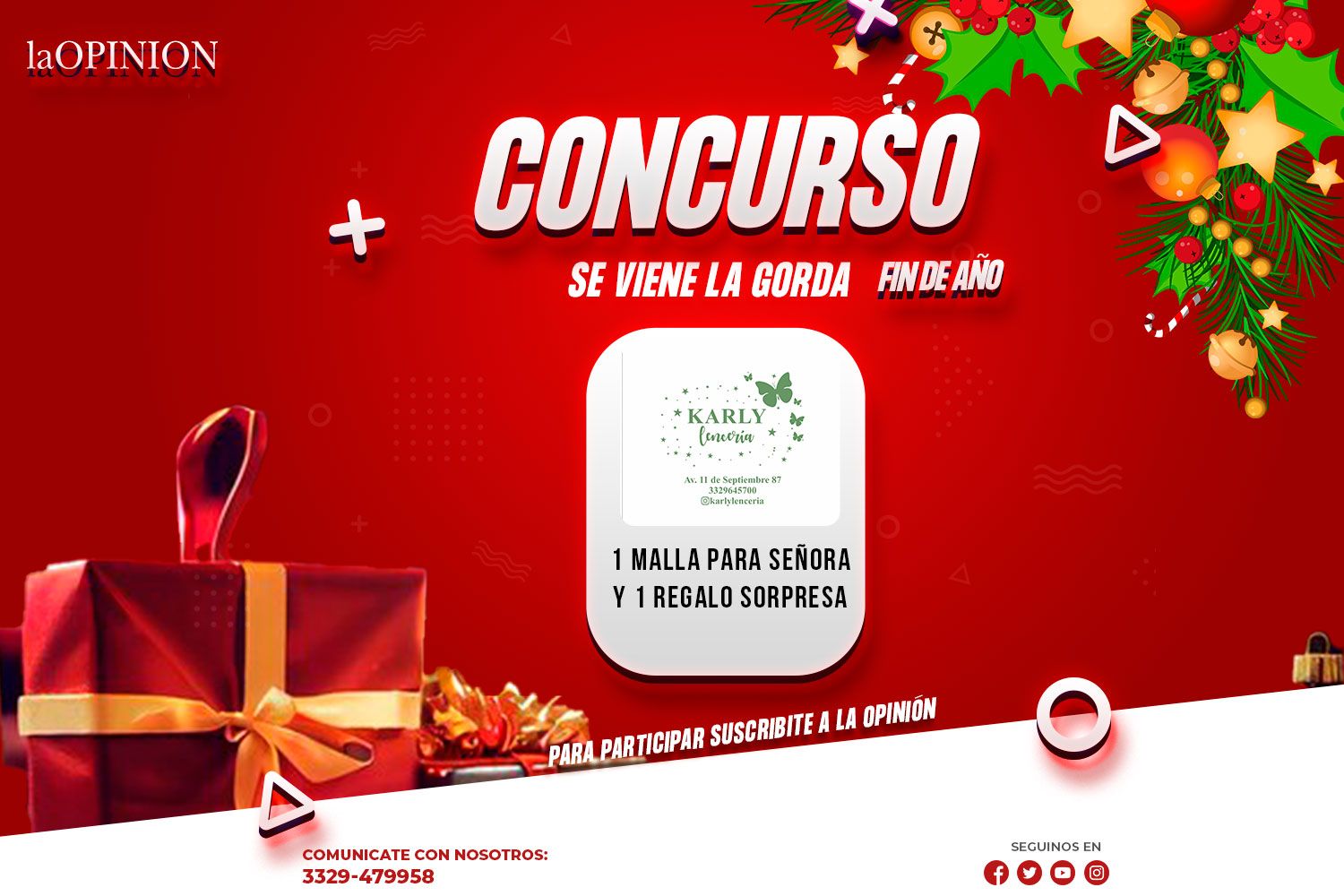 Escribinos al 3329 479958 y te contamos como suscribirte.