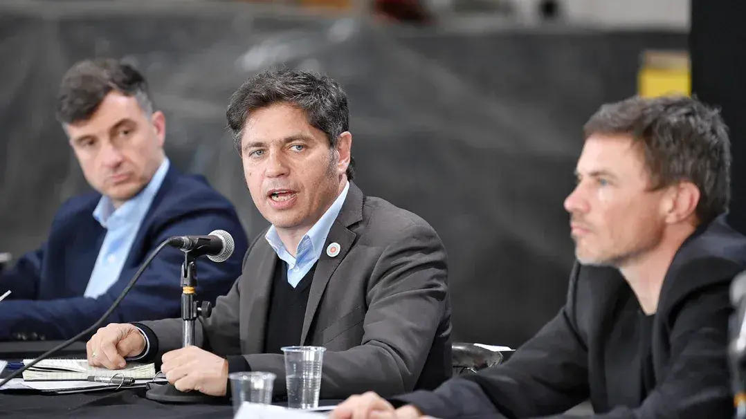 Kicillof encabezó el encuentro en el Parque Industrial de Morón.