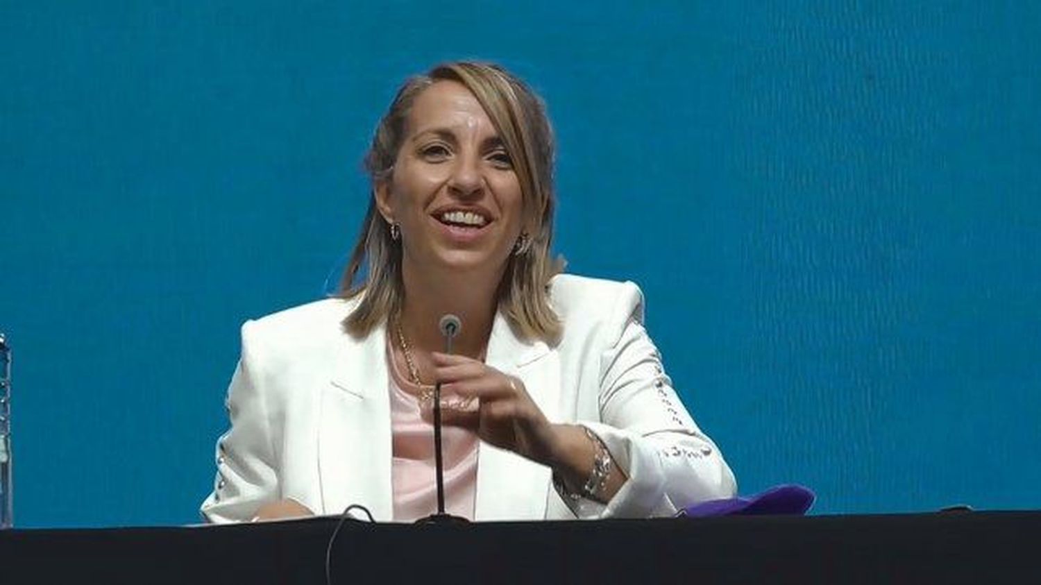 La vicegobernadora Laura Stratta ratificó su decisión de ser candidata a la Gobernación este año