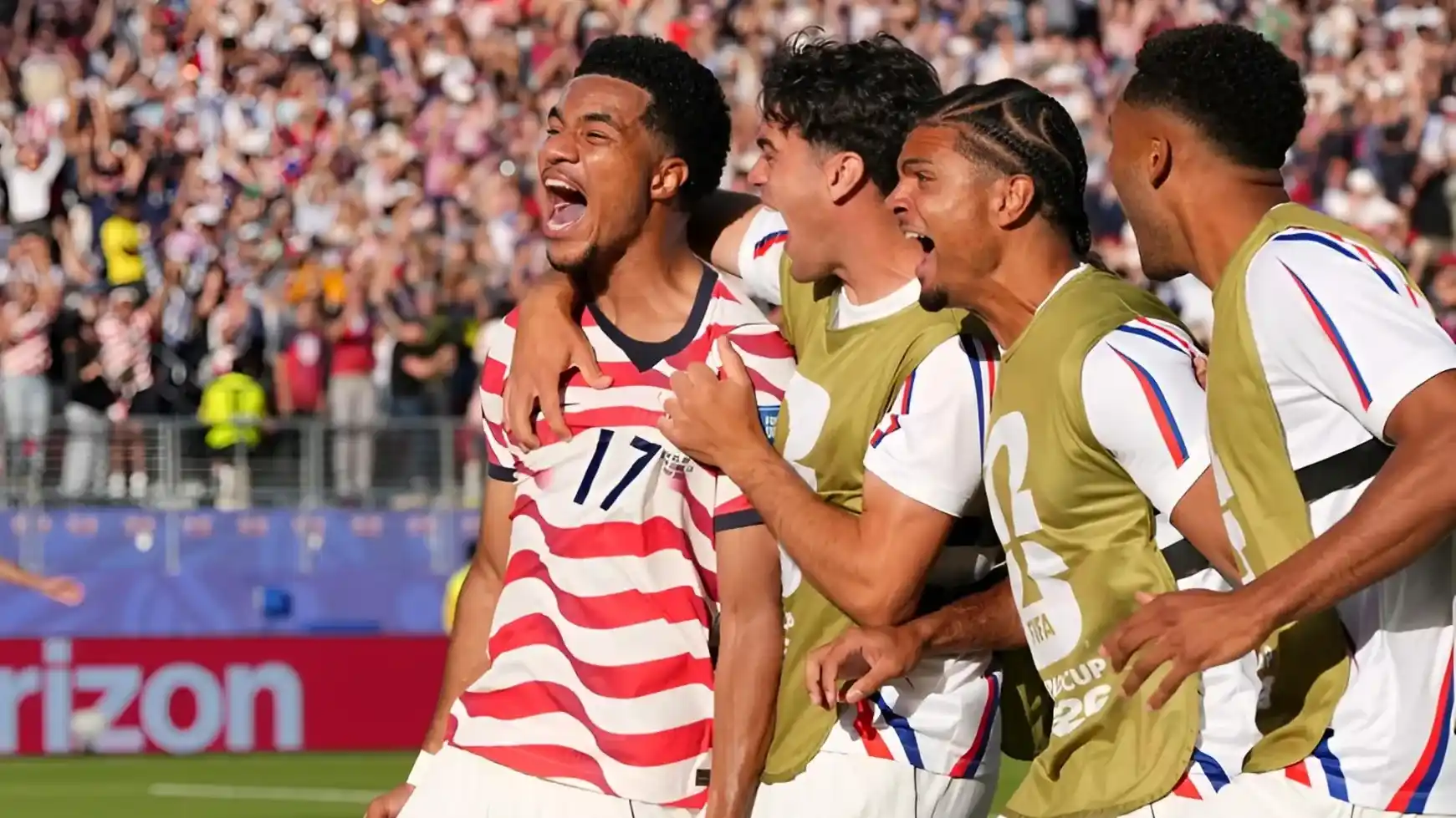 Gran victoria de Estados Unidos en San Francisco. Foto: AP Photo