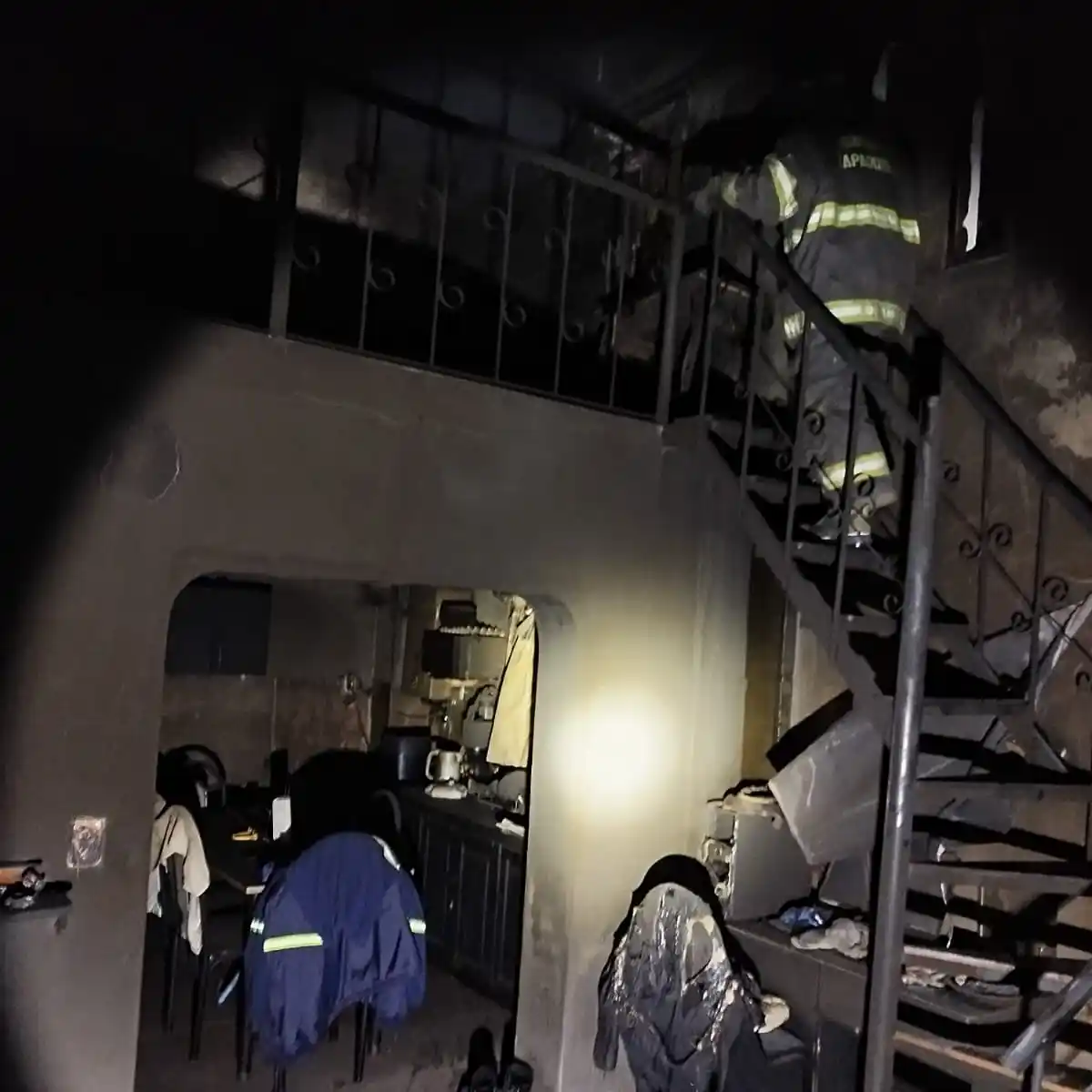 Incendio en Capitán Bermúdez.