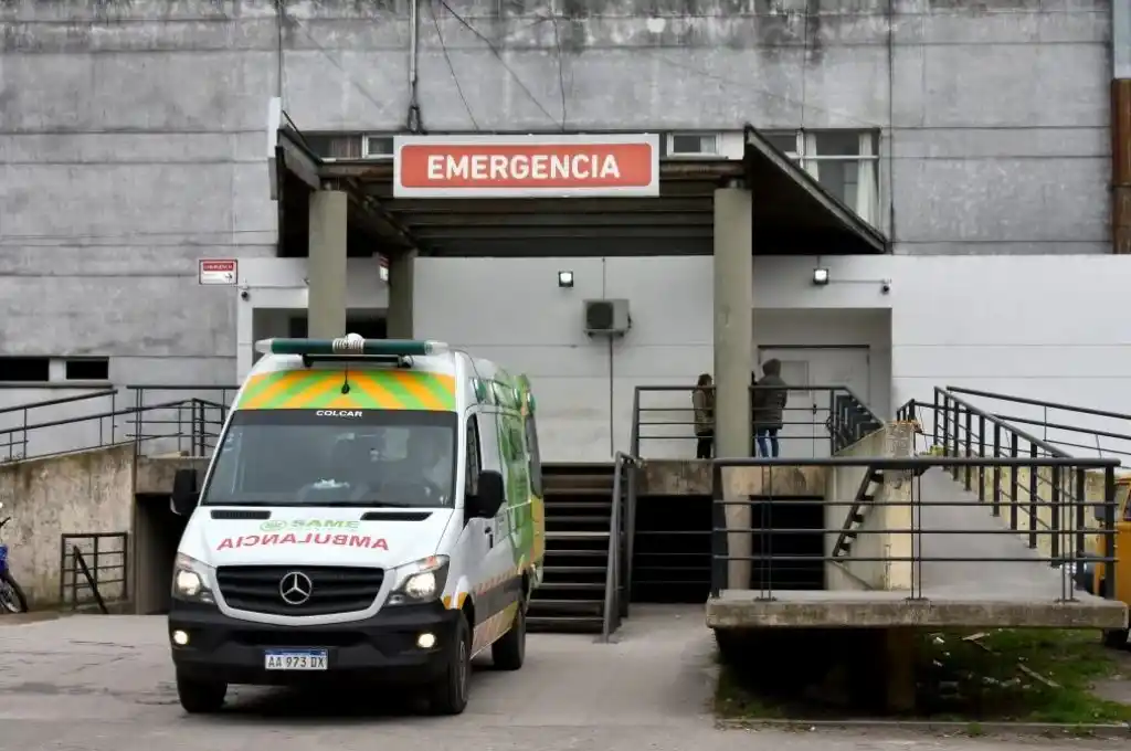 La joven fue trasladada de urgencia al Hospital Interzonal.