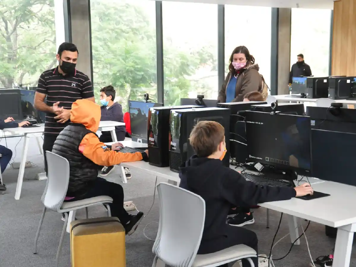 Se desarrolló en un Taller de Minecraft Educativo en Tecnoteca