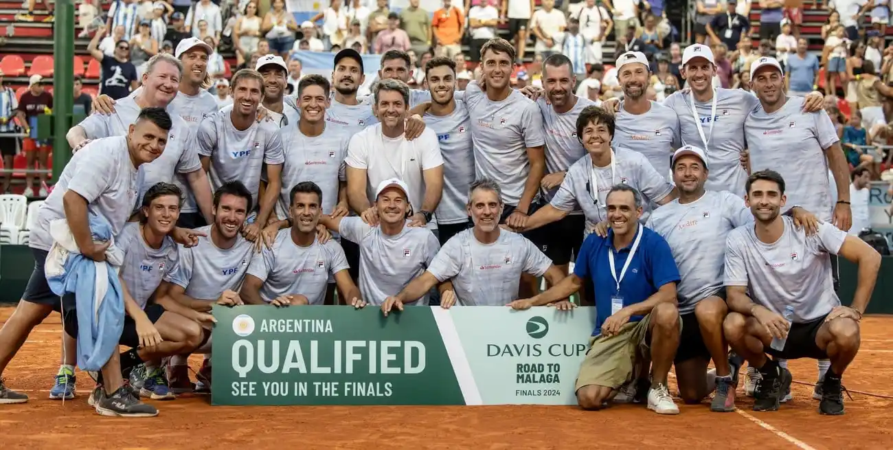 La serie de Copa Davis en el Jockey Club de Rosario, fue el evento del año. Crédito: Prensa AAT