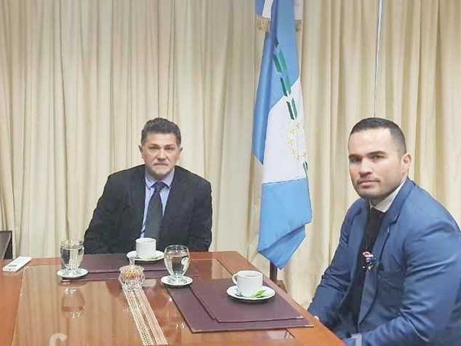 El presidente del STJ y el juez de Paz de Alberdi abordaron temas comunes para ambos países