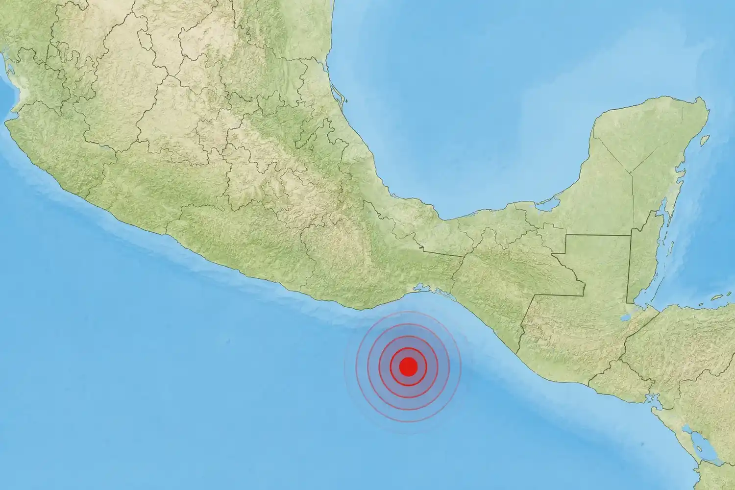 El temblor principal ocurrió a las 8.48, hora local.